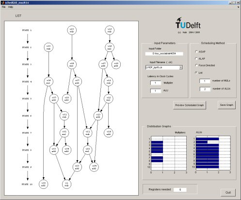 Screenshot of schedGUI